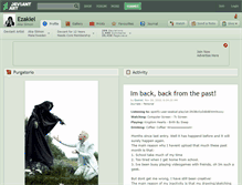 Tablet Screenshot of ezakiel.deviantart.com