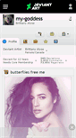 Mobile Screenshot of my-goddess.deviantart.com
