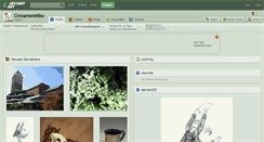Desktop Screenshot of cinnamonmiko.deviantart.com