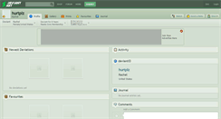 Desktop Screenshot of hurtplz.deviantart.com
