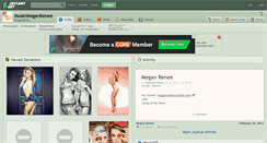 Desktop Screenshot of modelmeganrenee.deviantart.com