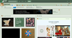 Desktop Screenshot of holycross9.deviantart.com