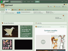 Tablet Screenshot of holycross9.deviantart.com