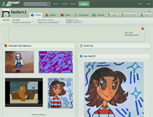Tablet Screenshot of dexfan12.deviantart.com