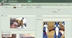 Desktop Screenshot of foxalbiazul.deviantart.com