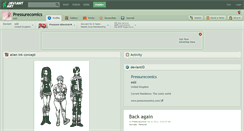 Desktop Screenshot of pressurecomics.deviantart.com