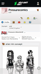 Mobile Screenshot of pressurecomics.deviantart.com