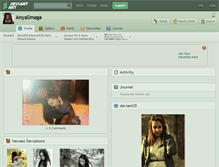Tablet Screenshot of anyasmaga.deviantart.com