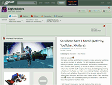 Tablet Screenshot of eggheadcobra.deviantart.com