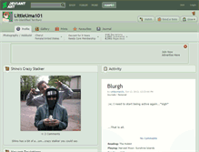 Tablet Screenshot of littleuma101.deviantart.com
