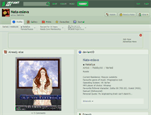 Tablet Screenshot of nata-eslava.deviantart.com
