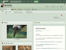Tablet Screenshot of gironzalon.deviantart.com