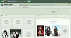 Desktop Screenshot of chambersnake.deviantart.com