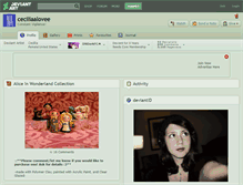 Tablet Screenshot of ceciliaalovee.deviantart.com