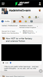 Mobile Screenshot of madeleineswann.deviantart.com
