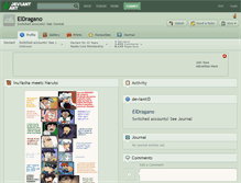 Tablet Screenshot of eldragano.deviantart.com