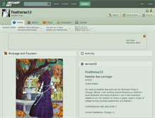Tablet Screenshot of featherae33.deviantart.com