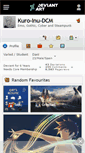 Mobile Screenshot of kuro-inu-dcm.deviantart.com
