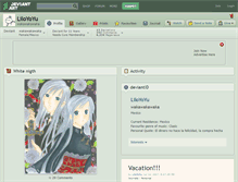 Tablet Screenshot of liloyoyu.deviantart.com