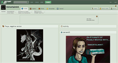 Desktop Screenshot of immortalmint.deviantart.com