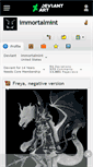 Mobile Screenshot of immortalmint.deviantart.com