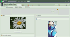 Desktop Screenshot of neon-ninja-gumi-bear.deviantart.com