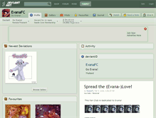 Tablet Screenshot of evanafc.deviantart.com