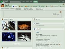 Tablet Screenshot of esseti.deviantart.com
