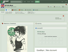 Tablet Screenshot of bil-let-doux.deviantart.com