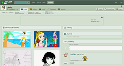Desktop Screenshot of citria.deviantart.com