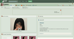 Desktop Screenshot of makaber.deviantart.com