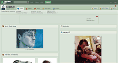 Desktop Screenshot of k1d6r4y.deviantart.com
