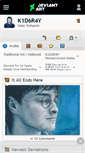 Mobile Screenshot of k1d6r4y.deviantart.com