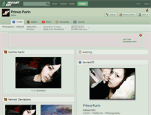 Tablet Screenshot of prince-purin.deviantart.com