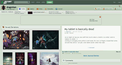 Desktop Screenshot of dragonkan.deviantart.com