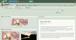 Desktop Screenshot of graces87.deviantart.com