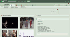 Desktop Screenshot of infantable.deviantart.com