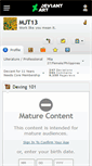 Mobile Screenshot of mjt13.deviantart.com