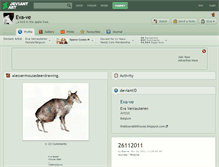 Tablet Screenshot of eva-ve.deviantart.com