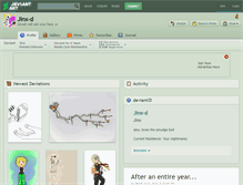 Tablet Screenshot of jinx-d.deviantart.com
