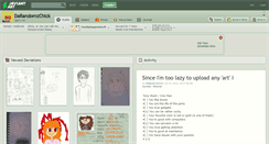 Desktop Screenshot of darandomzchick.deviantart.com
