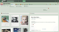 Desktop Screenshot of freak-out-there.deviantart.com