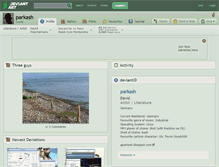 Tablet Screenshot of parkash.deviantart.com