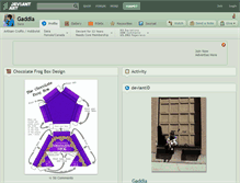 Tablet Screenshot of gaddia.deviantart.com
