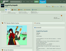 Tablet Screenshot of angelicpsychopath.deviantart.com