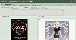 Desktop Screenshot of lambentworld.deviantart.com