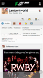 Mobile Screenshot of lambentworld.deviantart.com