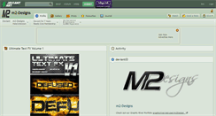 Desktop Screenshot of m2-designs.deviantart.com