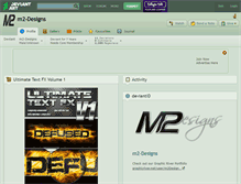 Tablet Screenshot of m2-designs.deviantart.com