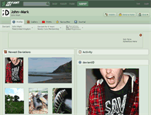 Tablet Screenshot of john--mark.deviantart.com